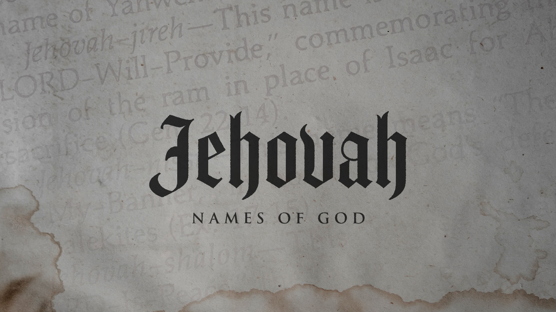Jehovah - names of God, does the King James Bible say Jehovah?