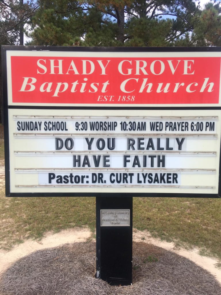 Shady Grove Baptist Church - East Dublin, GA