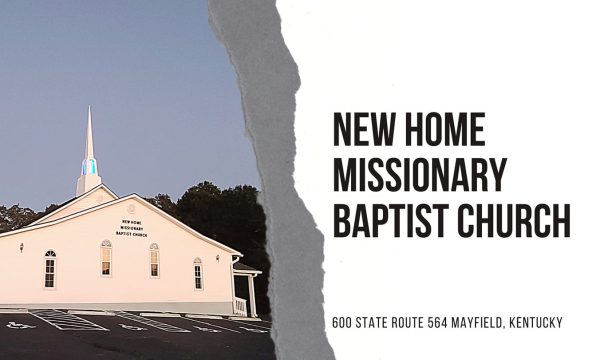 New Home Baptist Church is a Southern Baptist Church in Mayfield, Kentucky