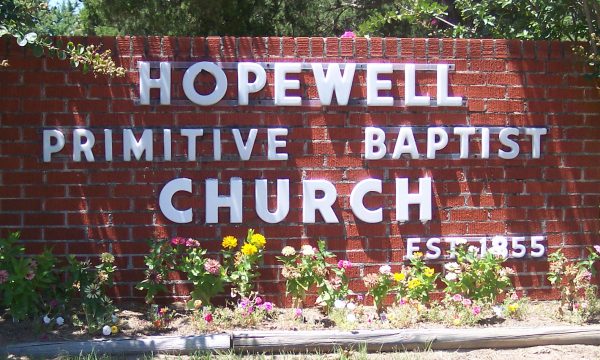 Hopewell Primitive Baptist Church is a primitive Baptist church in Winnsboro, TX